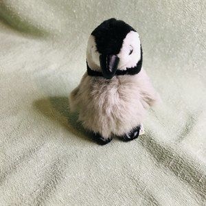 Folkmanis Mini Emperor Penguin Baby Finger Puppet Plush 4” Realistic Plush Toy